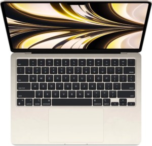 Ноутбук Apple MacBook Air (M2, 2022) 8 ГБ, 512 ГБ SSD Starlight, Сияющая звезда (MLY23)