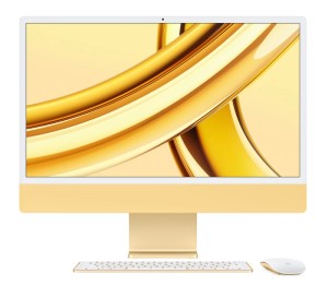 Моноблок Apple iMac 24 (2023) Retina 4,5K M3 (8C CPU, 10C GPU) / 8 Гб / 512 Гб SSD Yellow MQRM3