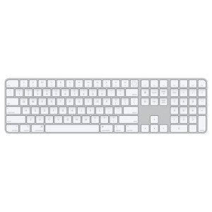 Клавиатура Apple Magic Keyboard with Touch ID and Numeric Keypad MK2C3LL/A (2021) White белая беспроводная