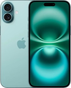 Смартфон Apple iPhone 16 128GB Teal Бирюзовый Dual E-sim