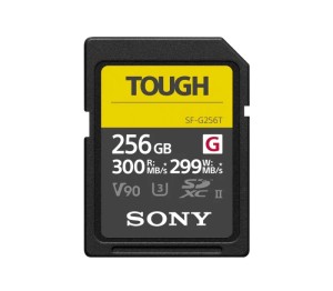 Карта памяти Sony 256Gb Tough UHS-II (300R/299W) SDXC (SF-G256T)