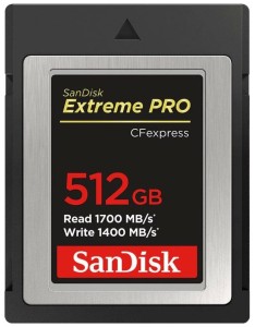 Карта памяти SanDisk 512GB Extreme PRO CFexpress Card Type B (SDCFE-512G-GN4NN)