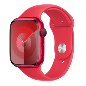 Apple Watch Series 9 41mm Red Aluminum Case with Sport Band, Red