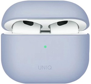 Чехол Uniq Lino Liquid silicone для AirPods 3, синий (AIRPODS(2021)-LINOABLU)