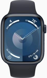 Умные часы Apple Watch Series 9 45 мм Aluminium Case GPS, midnight Sport Band