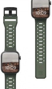 Силиконовый ремешок UAG Civilian Silicone Strap для Apple Watch 42/44/45/46/49 мм, оливковый (194002117272)