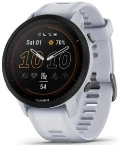 Умные часы Garmin Forerunner 955 Solar Wi-Fi, белый камень