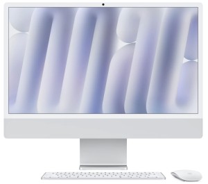 Моноблок Apple iMac 24 Retina 4,5K (M4, 8C CPU/8C GPU, 2024), 24 Гб, 512 Гб SSD, серебристый (Z1E2000L1)