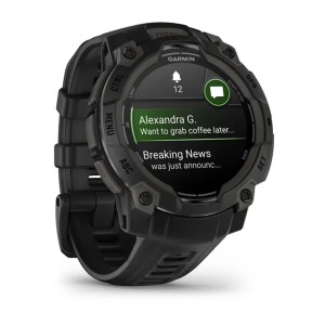 Умные часы Garmin Instinct 3 45mm, AMOLED Black with Black Band