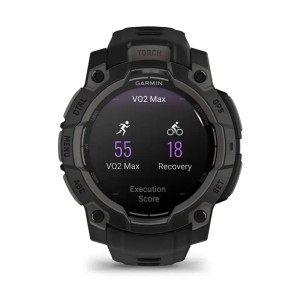 Умные часы Garmin Instinct 3 45mm, AMOLED Black with Black Band