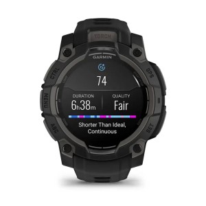 Умные часы Garmin Instinct 3 45mm, AMOLED Black with Black Band