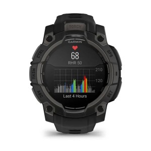 Умные часы Garmin Instinct 3 45mm, AMOLED Black with Black Band