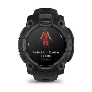 Умные часы Garmin Instinct 3 45mm, AMOLED Black with Black Band