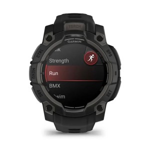 Умные часы Garmin Instinct 3 45mm, AMOLED Black with Black Band