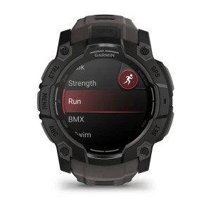 Умные часы Garmin Instinct 3 50mm, AMOLED Black with Charcoal Band