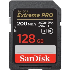 Карта памяти SanDisk 128GB SDXC Extreme PRO UHS-I (200R/90W) (SDSDXXD-128G)