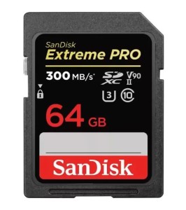 Карта памяти SanDisk 64GB Extreme PRO SDXC UHS-II Memory Card (SDSDXDK-064G-GN4IN)