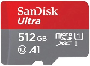 Карта памяти 512Gb MicroSD SanDisk Ultra (SDSQUAC-512G-GN6MN)