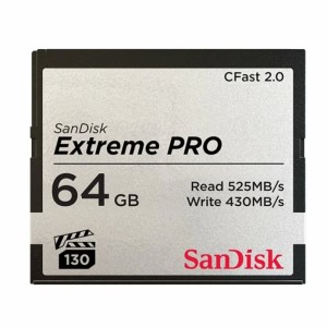 	 Карта памяти SanDisk 64GB Extreme PRO CFast 2.0 Memory Card (SDCFSP-064G-G46D)