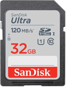 	 Карта памяти SDHC SanDisk Ultra 32GB (SDSDUN4-032G-GN6IN)