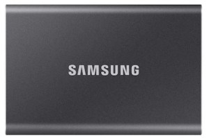 Внешний SSD диск Samsung T7 USB 3.2 4TB, серый MU-PC4T0T