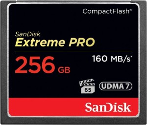 Карта памяти SanDisk 256GB Extreme PRO CompactFlash Memory Card UDMA 7 Speed Up To 160MB/s (SDCFXPS-256G-X46)