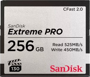 Карта памяти SanDisk 256GB Extreme PRO CFast 2.0 Memory Card (SDCFSP-256G-G46D)