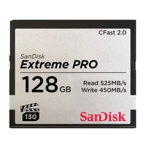 Карта памяти SanDisk 128GB Extreme PRO CFast 2.0 Memory Card (SDCFSP-128G-G46D)