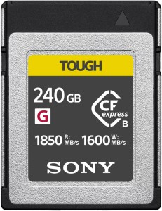 Карта памяти Sony CEB-G240T CFexpress Type B TOUGH 240 GB