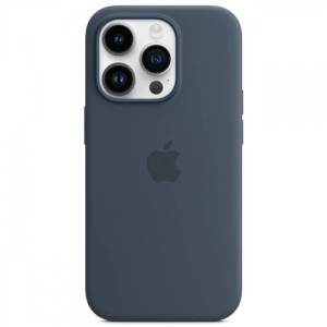 Чехол силиконовый Apple iPhone 14 Pro Silicone Case Storm Blue (Грозовая туча) MPTF3ZE/A