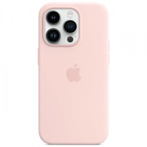 Чехол-накладка Apple MagSafe силиконовый для iPhone 14 Pro Chalk Pink (MPTH3ZM/A)