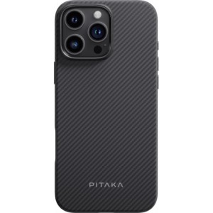 Чехол Pitaka Military-Grade Protective Case для iPhone 16 Pro, Black/Gray Twill