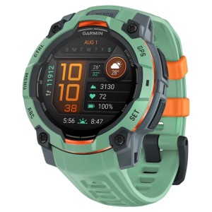 Умные часы Garmin Instinct 3, 45 мм,  AMOLED, Neo Tropic, зеленый