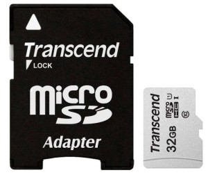 Карта памяти Micro SD Transcend 300S 32GB Class10 100MB/s (TS32GUSD300S-A) + SD adapter