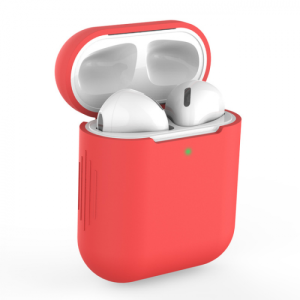 Силиконовый чехол ISA для Apple AirPods Краcный