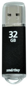 USB Флеш-накопитель Smartbuy V-Cut USB 2.0 32GB Черный (SB32GBVC-K)