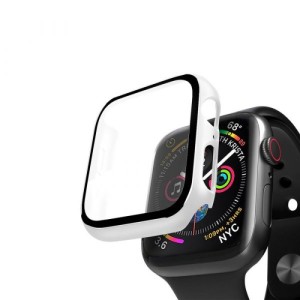 Кейс Deppa со стеклом для Apple Watch 4/5 series, 40 мм Белый арт.47155