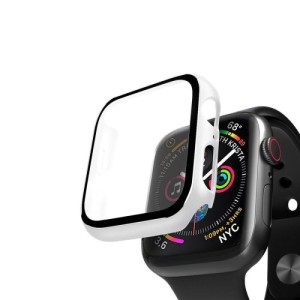 Кейс Deppa со стеклом для Apple Watch 4/5 series, 44 мм Белый арт.47162