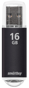 USB Флеш-накопитель Smartbuy V-Cut USB 2.0 16GB Black (SB16GBVC-K)