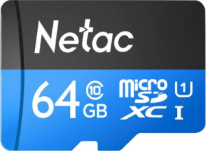 Карта памяти Netac P500 Standard 64GB Class10 90MB/s (NT02P500STN-064G-S)