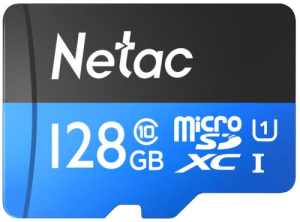 Карта памяти Netac P500 Standard 128GB Class10 90MB/s (NT02P500STN-128G-S)