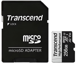 Карта памяти Micro SD Transcend 330S 256GB Class10 100MB/s (TS256GUSD330S) + SD adapter