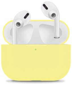 Силиконовый чехол ISA для Apple AirPods Pro Желтый