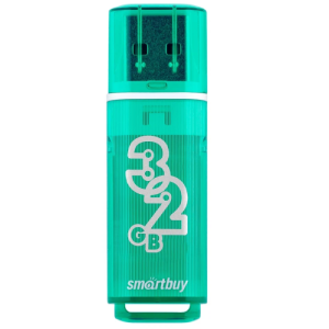 USB флеш-накопитель Smartbuy Glossy series USB 2.0 32GB Green (Зеленый) (SB32GBGS-G)