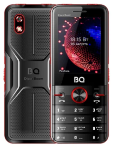 Телефон BQ 2842 Disco Boom Black Red (Черный-Красный)