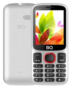 Телефон BQ 2440 Step L+ White Red (Белый-Красный)