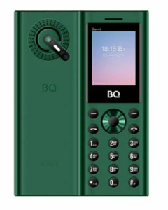 Телефон BQ 2458 Barrel L Green Black (Зеленый-Черный)