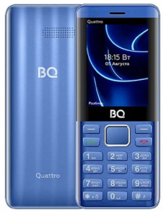 Телефон BQ 2453 Quattro Blue (Синий)