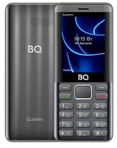 Телефон BQ 2453 Quattro Gray (Серый)