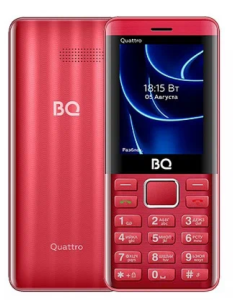 Телефон BQ 2453 Quattro Red (Красный)